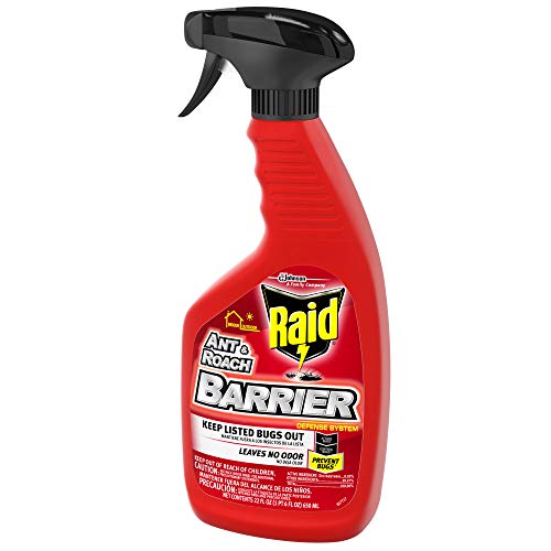 Raid Ant & Roach Barrier Spray, Killer for Listed Bugs, Insect, Sp...