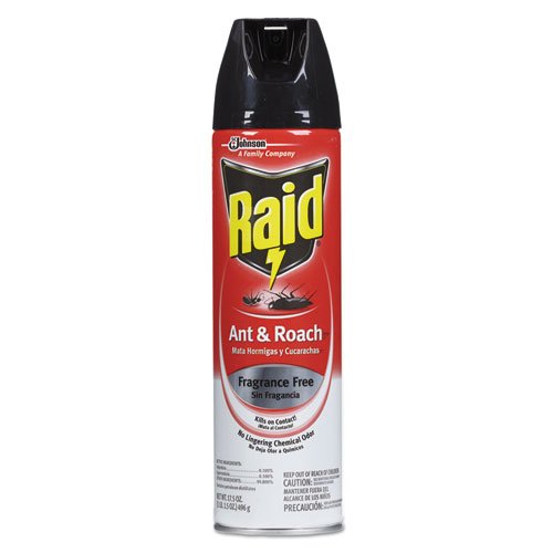 Raid Ant and Roach Killer, Fragrance Free, 17.5 OZ