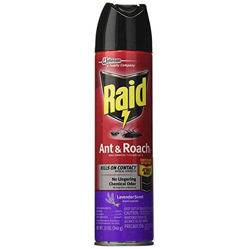 Raid Ant & Roach Killer, Lavender Scent, 12 OZ Pack - 6
