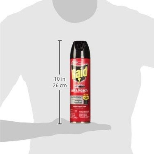 Raid Ant & Roach Killer Outdoor Fresh Scent, 17.5 OZ Pack of 6