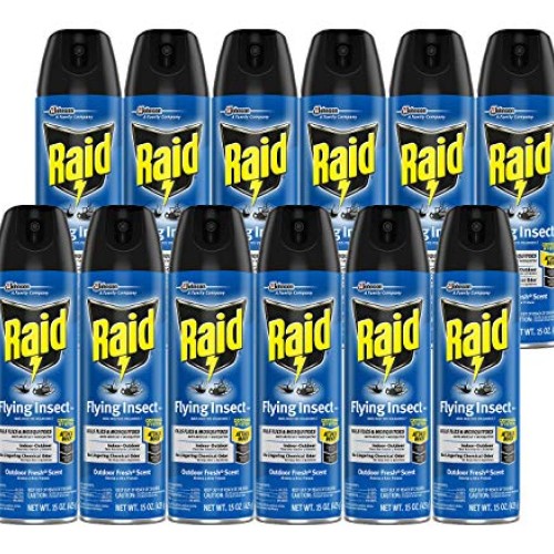 Raid Flying Insect Killer, 15 OZ Pack - 12