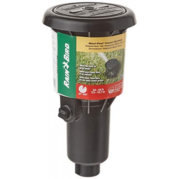 Rain Bird AG-5 All Gallonage Pop-Up Impact Sprinkler, Adjustable 0...