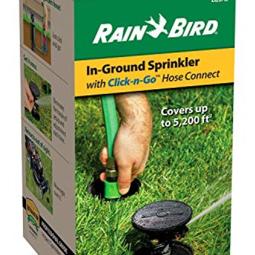 Rain Bird LG3HE In-Ground Impact Sprinkler with Click-N-Go Hose Co...