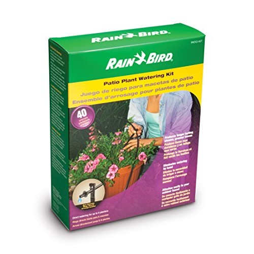 Rain Bird PATIOKIT Drip Irrigation Patio Watering Kit, Connects to...