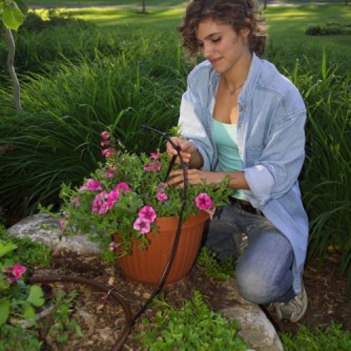 Rain Bird PATIOKIT Drip Irrigation Patio Watering Kit, Connects to...