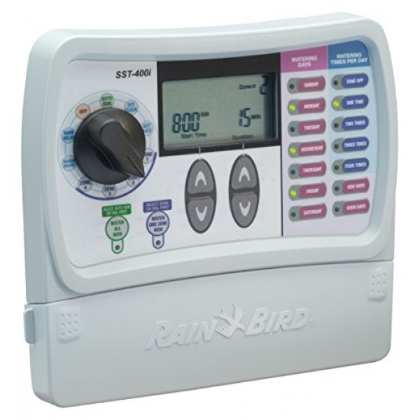 Rain Bird SST400I Simple To Set Indoor Timer, 4-Zone Discontinued...