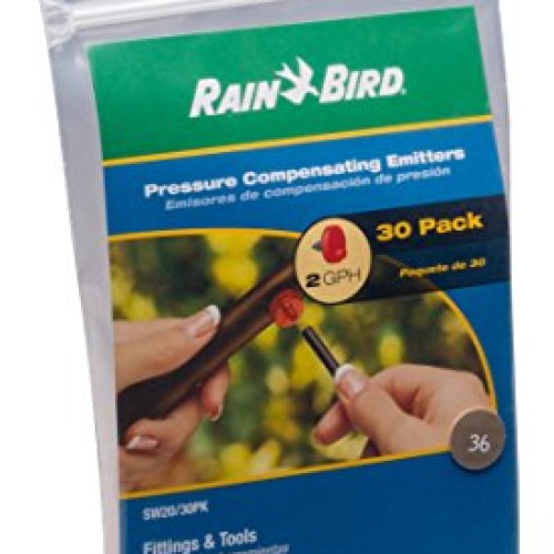 Rain Bird SW20-30PS Drip Irrigation Spot Watering Dripper/Emitter,...