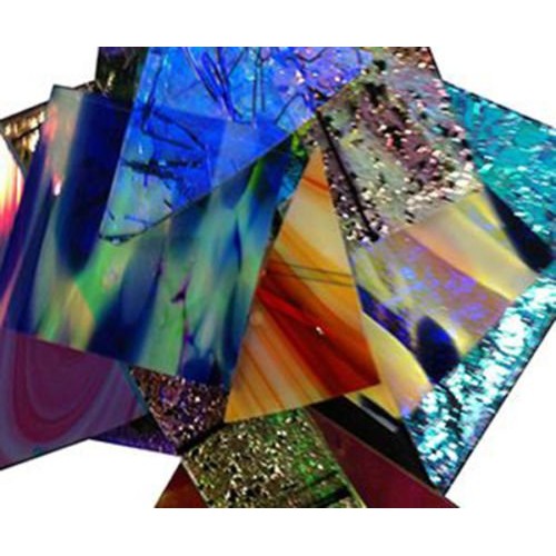 1/2 lb. CBS Specialty Dichroic Jewelry - Scrap - 96 COE