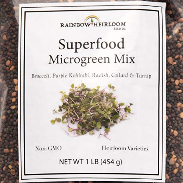 Superfood Microgreen Seeds Mix | for Microgreens Growing Trays & S...