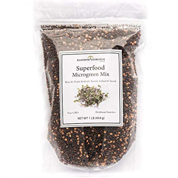 Superfood Microgreen Seeds Mix | for Microgreens Growing Trays & S...