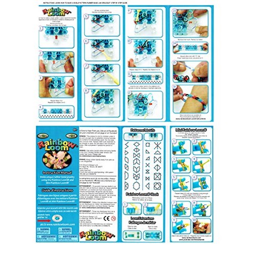 Rainbow Loom Crafting Kit includes Loom, Metal Hook, Mini Rainbow ...