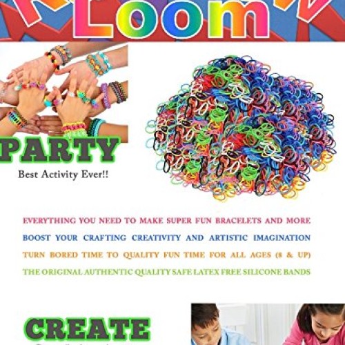 Rainbow Loom Crafting Kit includes Loom, Metal Hook, Mini Rainbow ...