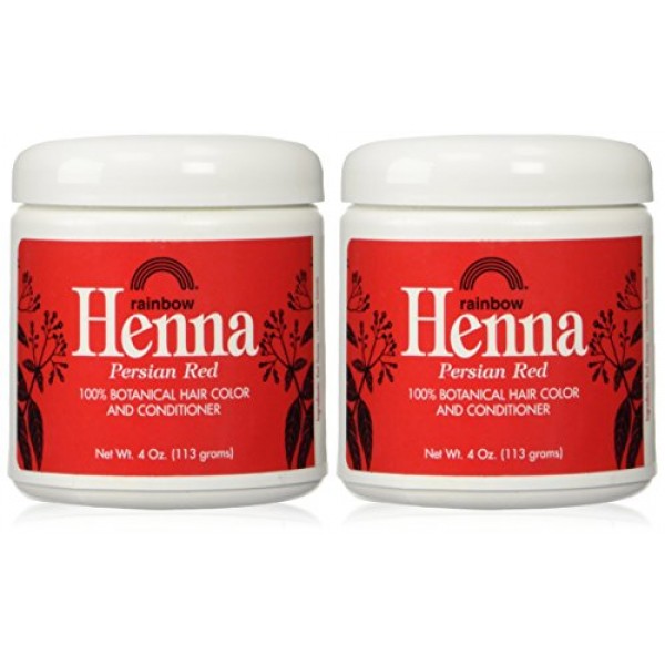 Rainbow Research Red Henna, 4 Ounce Pack of 2