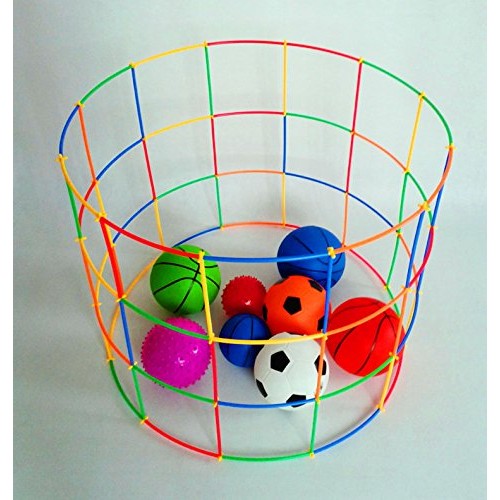 RAINBOW TOYFROG Straw Constructor STEM Building Toys 300 pcs Inter...