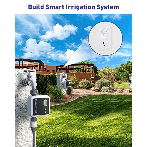 RAINPOINT WiFi Sprinkler Timer Water Timer for Garden Hose, Smart ...