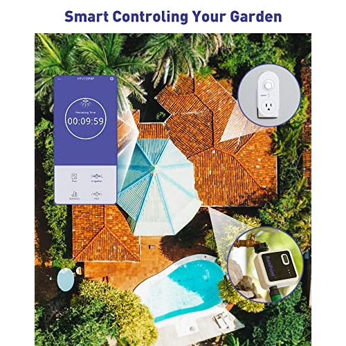 RAINPOINT WiFi Sprinkler Timer Water Timer for Garden Hose, Smart ...