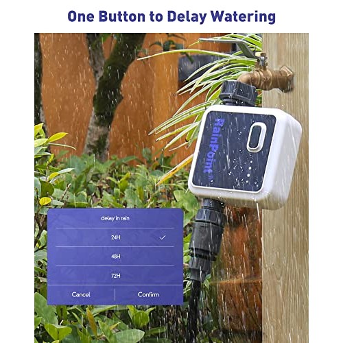 RAINPOINT WiFi Sprinkler Timer Water Timer for Garden Hose, Smart ...
