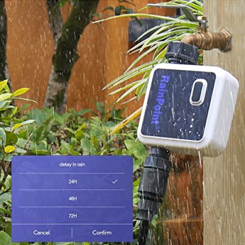 RAINPOINT WiFi Sprinkler Timer Water Timer for Garden Hose, Smart ...