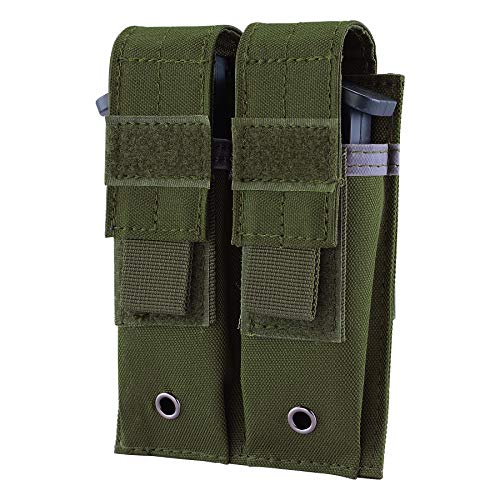 Raiseek Molle Double Pistol Mag Pouch Single and Double Stack Maga...