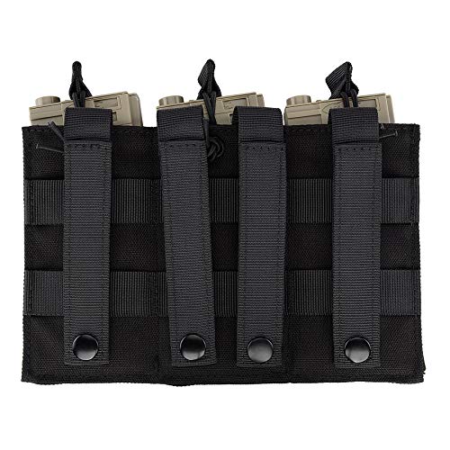 Raiseek Molle Open Top Triple Mag Pouch for Rifle .223/5.56 7.62 M...