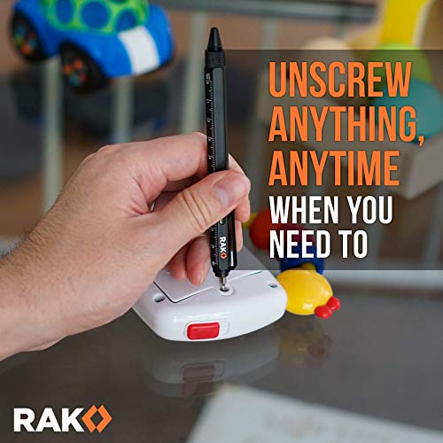 RAK Multi-Tool 2Pc Pen Set - LED Light, Touchscreen Stylus, Ruler,...