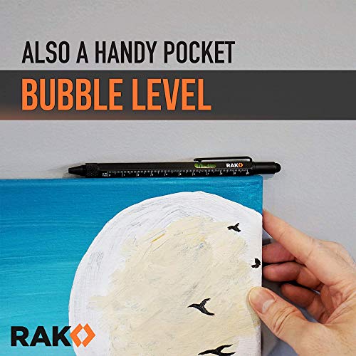 RAK Multi-Tool 2Pc Pen Set - LED Light, Touchscreen Stylus, Ruler,...