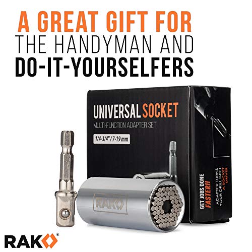 RAK Universal Socket Grip 7-19mm Multi-Function Ratchet Wrench P...