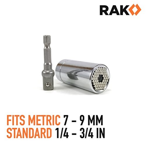 RAK Universal Socket Grip 7-19mm Multi-Function Ratchet Wrench P...