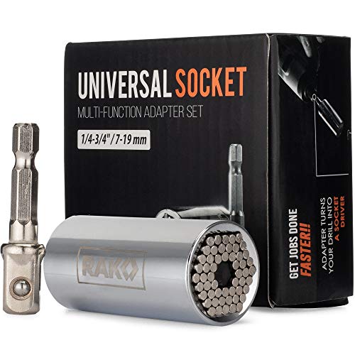RAK Universal Socket Grip 7-19mm Multi-Function Ratchet Wrench P...
