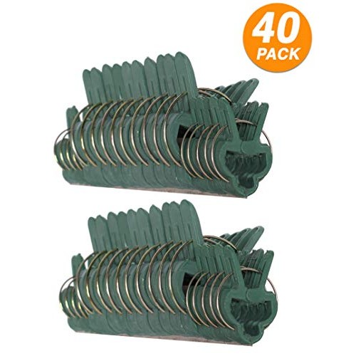 Ram-Pro 40 Piece Green Gentle Gardening Plant & Flower Lever Loop ...