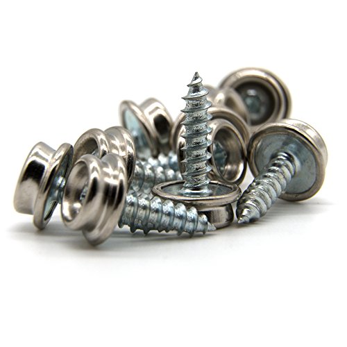 Ram-Pro Boat Cover Upholstery Snap Buttons Stud Screws - Marine Gr...