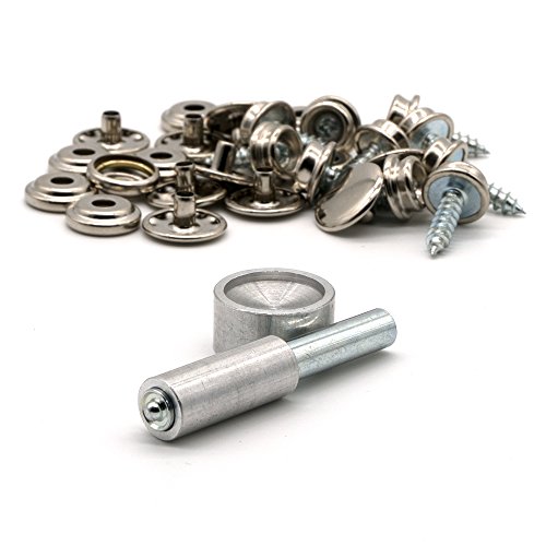 Ram-Pro Boat Cover Upholstery Snap Buttons Stud Screws - Marine Gr...