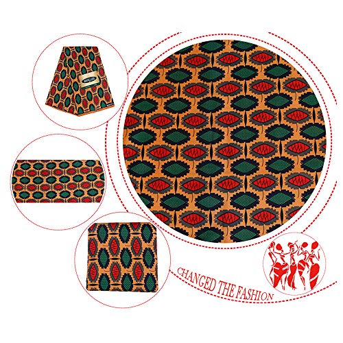 Rancheng 90110cm African Fabric Retro Pattern Material Fabric Hand...