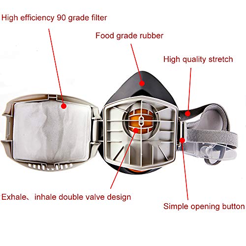 RANKSING: Strong-AX Reusable Dust Half Respirator, Reusable Standa...