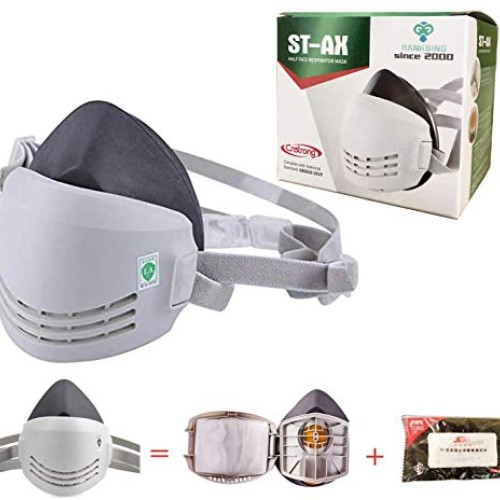 RANKSING: Strong-AX Reusable Dust Half Respirator, Reusable Standa...