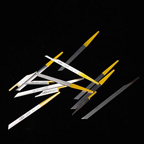 Engraving Cutting Bits Kit 13Pcs Jewelry Engraver Knife Edge Tungs...