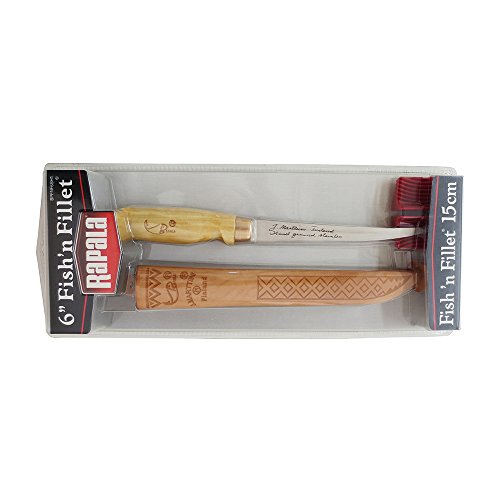 Rapala 4 Fishn Fillet Knife / Single Stage Sharpener / Sheath
