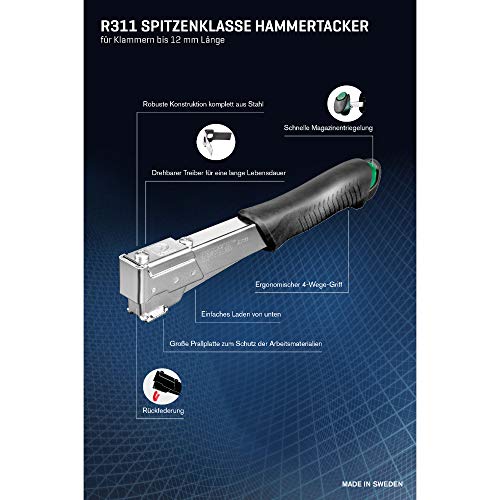 Rapid 5000004 Hammer TackerR311 Ergonomic