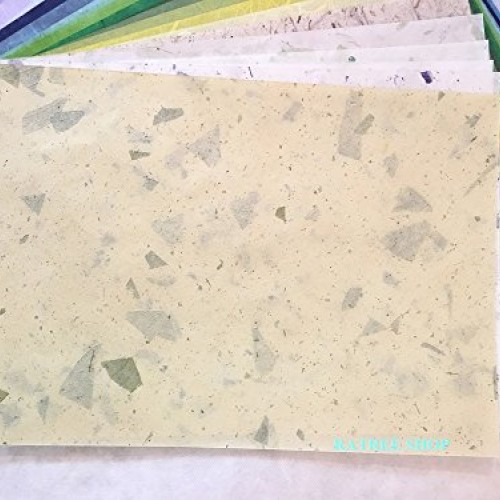 8.5x12 Inches Mulberry Paper Sheet Design Craft Hand Made Art Tiss...