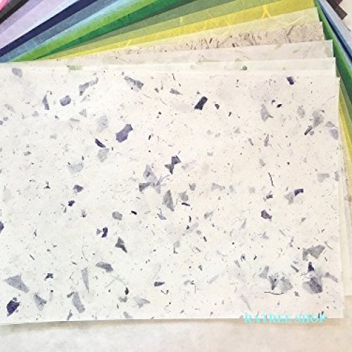 8.5x12 Inches Mulberry Paper Sheet Design Craft Hand Made Art Tiss...