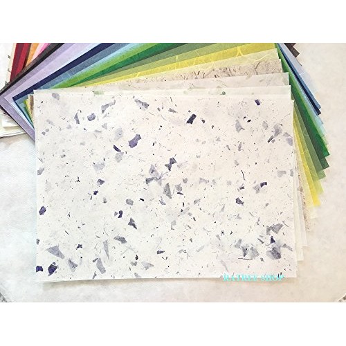 8.5x12 Inches Mulberry Paper Sheet Design Craft Hand Made Art Tiss...
