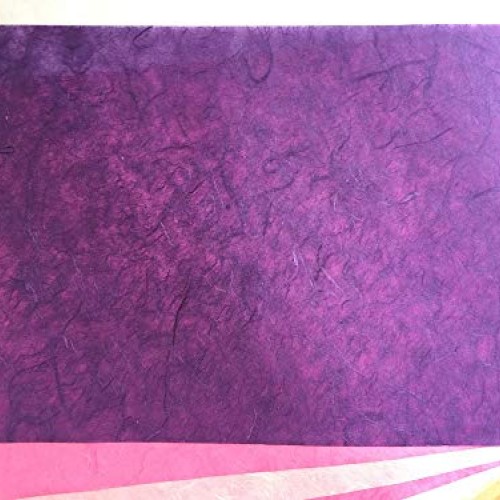 8.5x12 Inches Mulberry Paper Sheet Design Craft Hand Made Art Tiss...