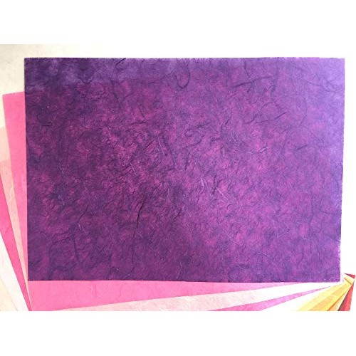 8.5x12 Inches Mulberry Paper Sheet Design Craft Hand Made Art Tiss...
