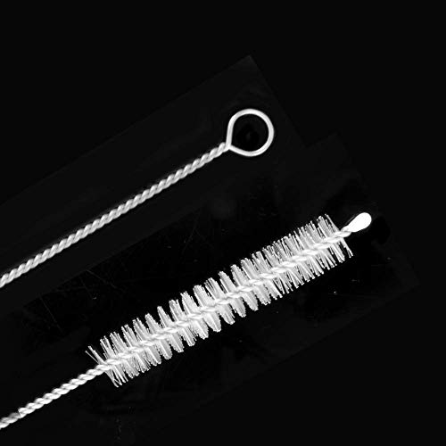 2 Qty Drink Straw Cleaning Brush - Bristle Cleaner for Stainless S...