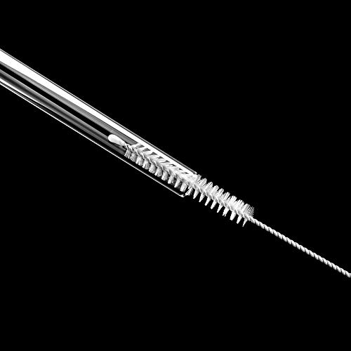 2 Qty Drink Straw Cleaning Brush - Bristle Cleaner for Stainless S...