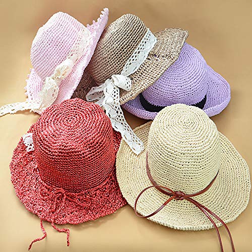 Natural Cotton Raffia Yarn Brown Crochet Summer Sun Hat Yarn,Beach...