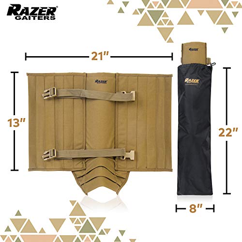 Razer Snake Gaiters with Free Storage Bag - Snake Bite Protection ...