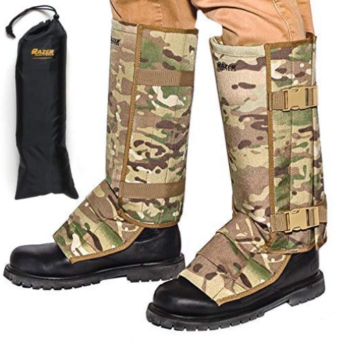 Razer Snake Gaiters with Free Storage Bag - Snake Bite Protection ...