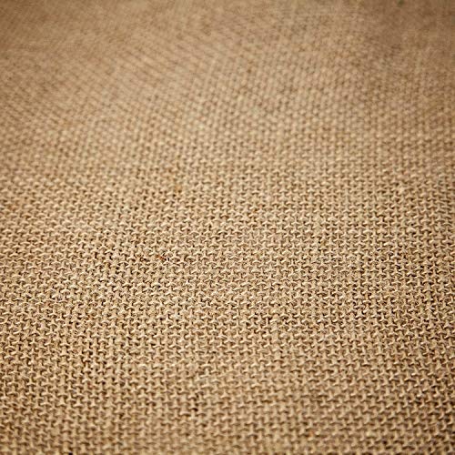 Richcraft 12 x 10yd NO-FRAY Burlap Roll ~ Long Fabric with Finish...