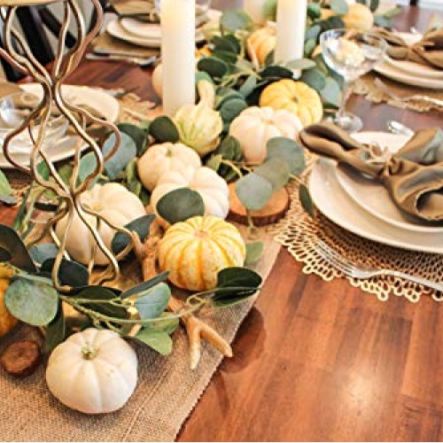 Richcraft 12 x 10yd NO-FRAY Burlap Roll ~ Long Fabric with Finish...